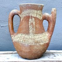 Ancienne Gargoulette Poterie Berbere Kabyle Ideqqi