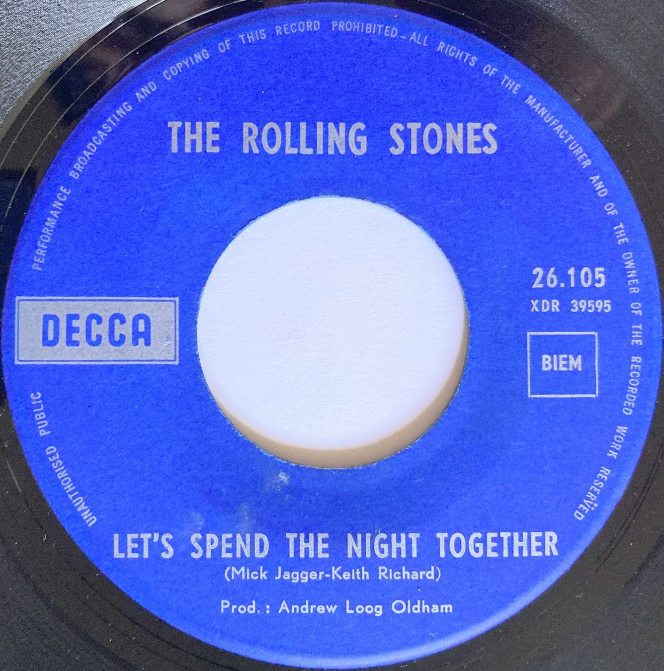 Vinyles: ROLLING STONES - LET'S SPEND THE NIGHT TOGETHER – D'occasion à Bottens par hotter-than-hell 2
