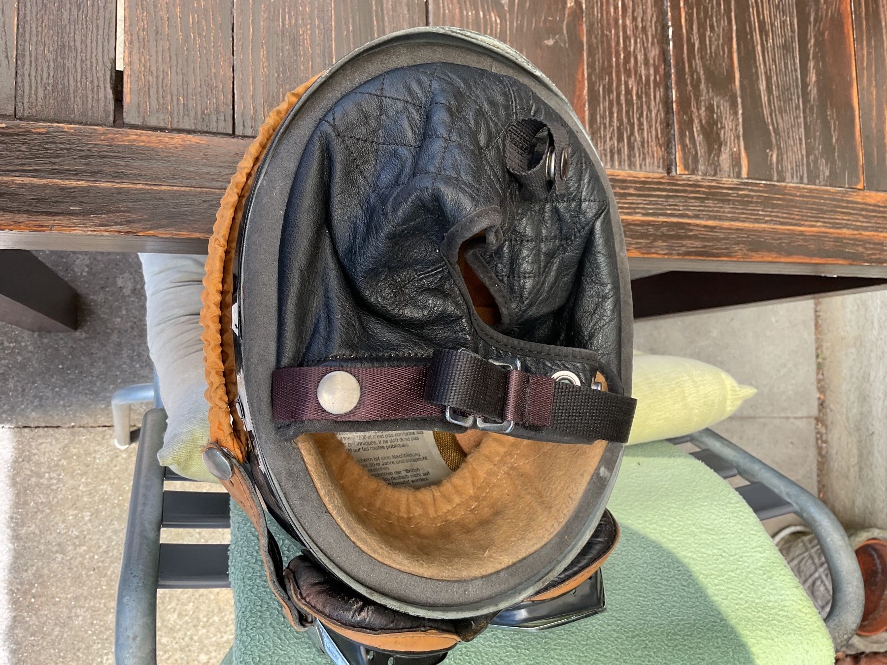 Caschi & visiere: Chromwell helm mit brille climax – Usato da Brittnau venduto da Norton1472 2