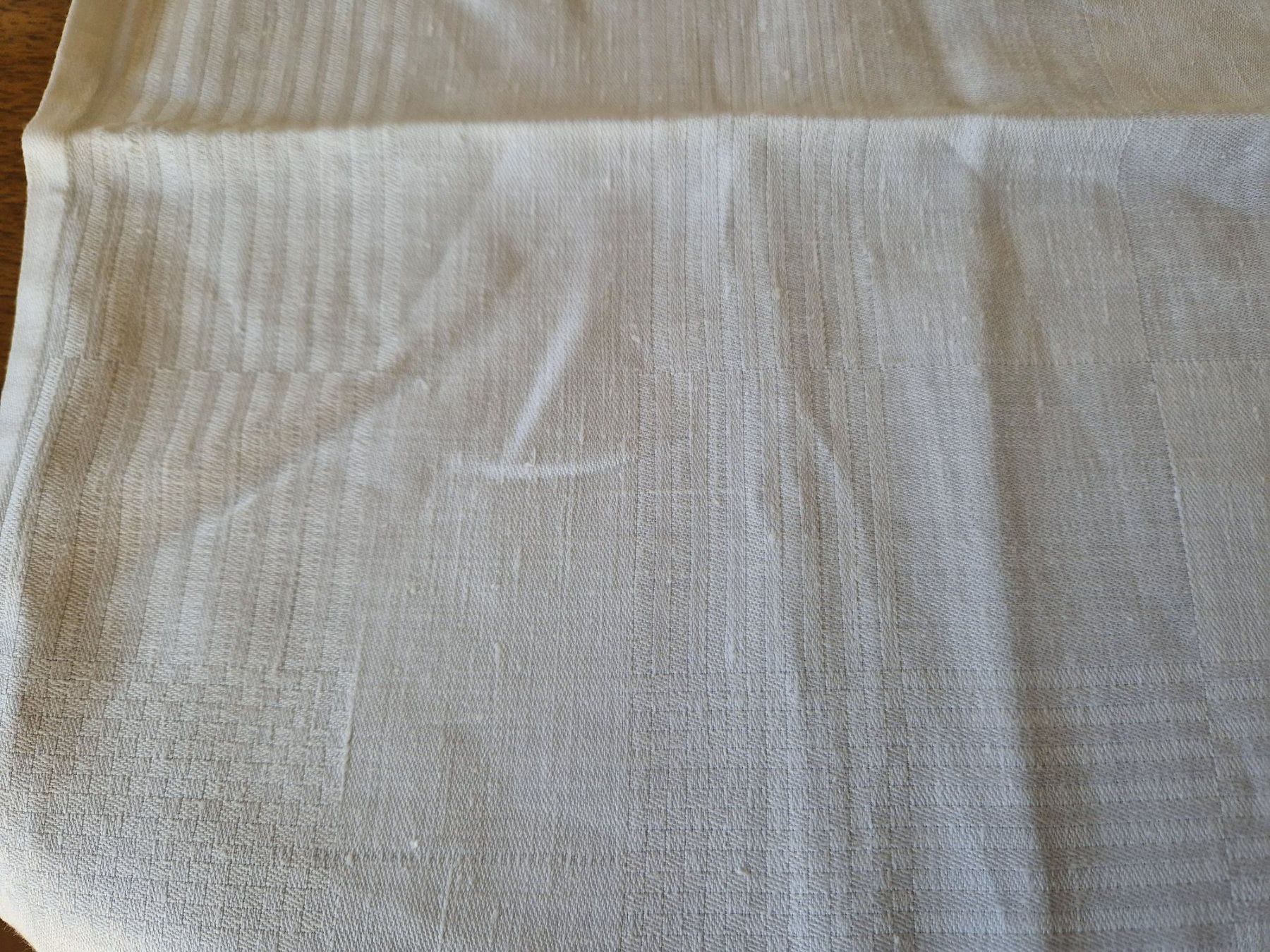 Sonstige Tischwäsche: kleine Tischdecke/ Läufer/ Monogramm – Gebraucht aus Bern von Antikbatik 6