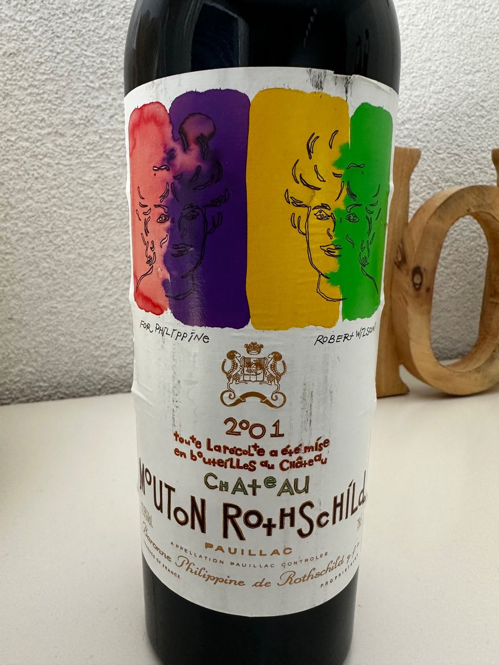 Mouton Rothschild Vins: Château Mouton Rothschild 2001 – Neuf (Voir description) à Yens par Rilou80 1