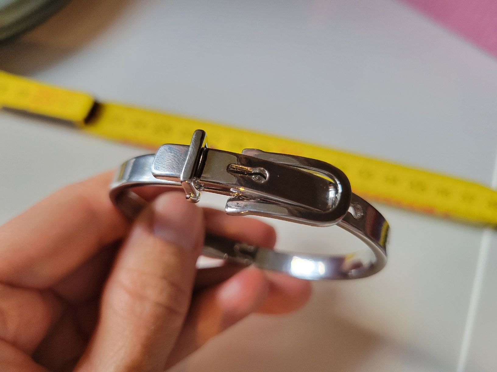 Bracciali & Braccialetti: Bracelet jonc "Ceinture" en argent 925 – Usato da Bernex venduto da Dariafr 6