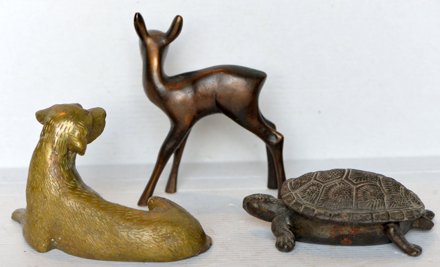 Statuette: Lot de trois animaux en métal – Usato da Neuchâtel venduto da Neuchatel 1