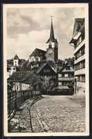 AK Herisau, Teilansicht mit Kirche, 1931