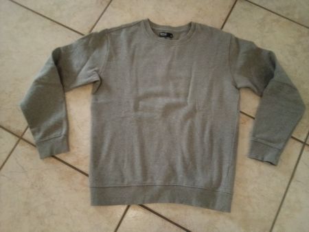 Migros Essentials - Herren-Pullover, Grösse S, grau, NEU