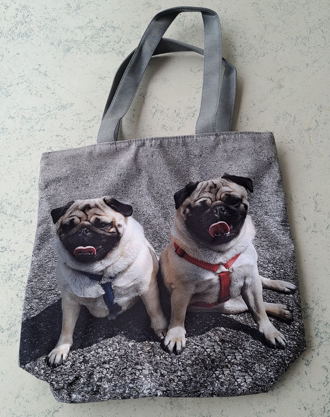 Borse da donna: Einkaufstasche mit MOPS Bild - Neu - 37x35cm – Nuovo (secondo la descrizione) da Grenchen venduto da Yamahwildstar16 1
