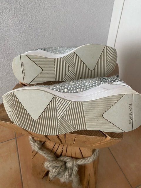 Michael Kors Damenschuhe: Michael Kors Sneakers - Skyler - Silbrig – Gebraucht aus Nuerensdorf von ghi_b7xs 3