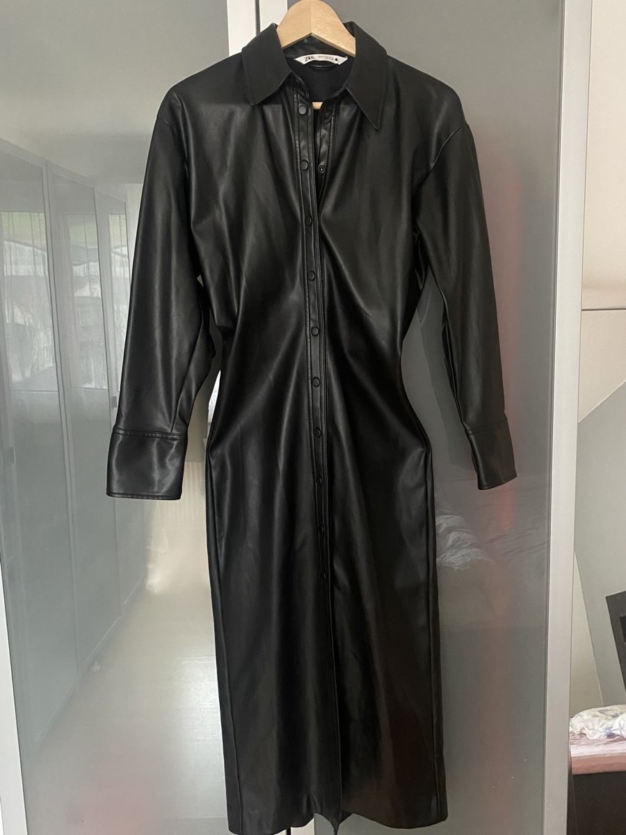Zara Vestiti: Zara Maxikleid Leder – Usato da Liestal venduto da gze_9zhh
