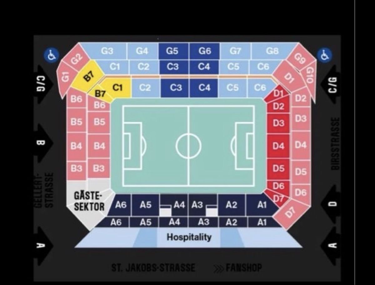Biglietti: Basel - Barcelona 1 Ticket, Balkon – Nuovo (secondo la descrizione) da Chur venduto da Gundelle32 1