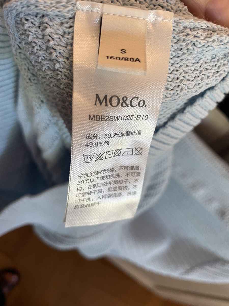 Pullover & Sweatshirts: Neu MO&Co. Kurzarm Pullover hellblau Grösse S neu – Neu und originalverpackt aus Basel von non_vn79 3