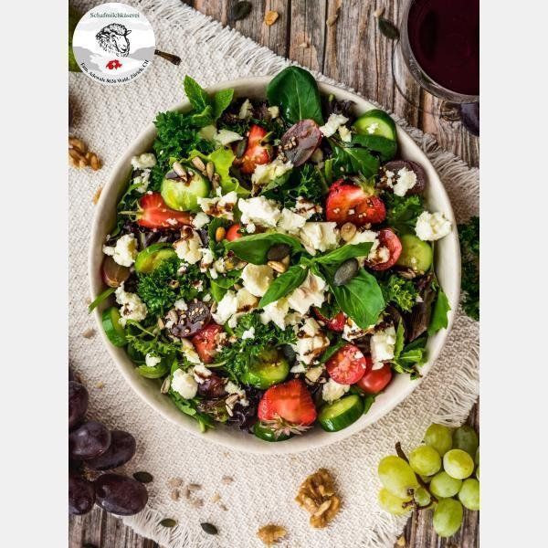 Lebensmittel & Spezialitäten: Bio Büffeletta Salatkäse – Gebraucht aus Wald von Schafmilchkaeserei.K 2