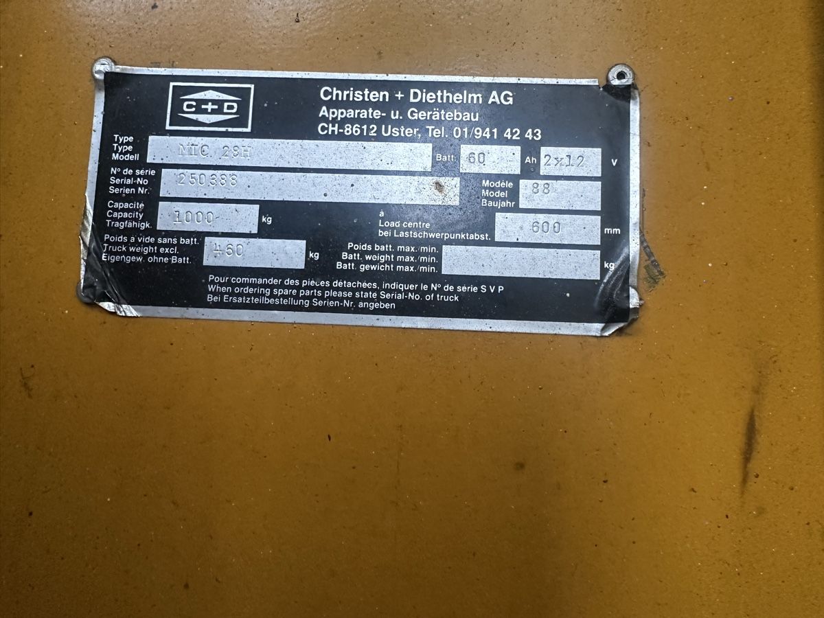 Ameise Carrelli elevatori e a forche: Elektrohubwagen – Usato da Schönenberg ZH venduto da rol_jb99 1