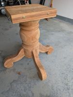 Tischbein Teakholz massiv natur 75cm Höhe neu