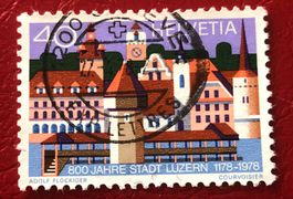 CH Briefmarken Stempelt Geneve