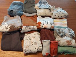 Lot de vêtements bébé garçon mi-saison,taille 60 à 74 cm