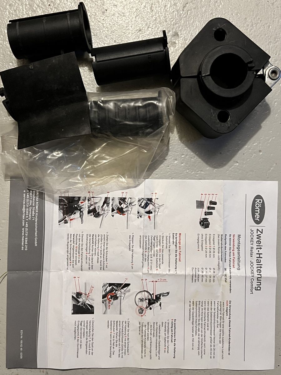Britax Römer Seggiolini per auto: Bike seat including adaptor – Usato da Wettingen venduto da Violete01 6