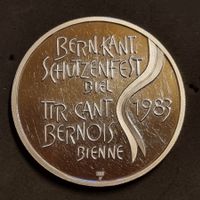 Schützentaler , 900er Silber , Bern.Kant. Schützenfest 1983
