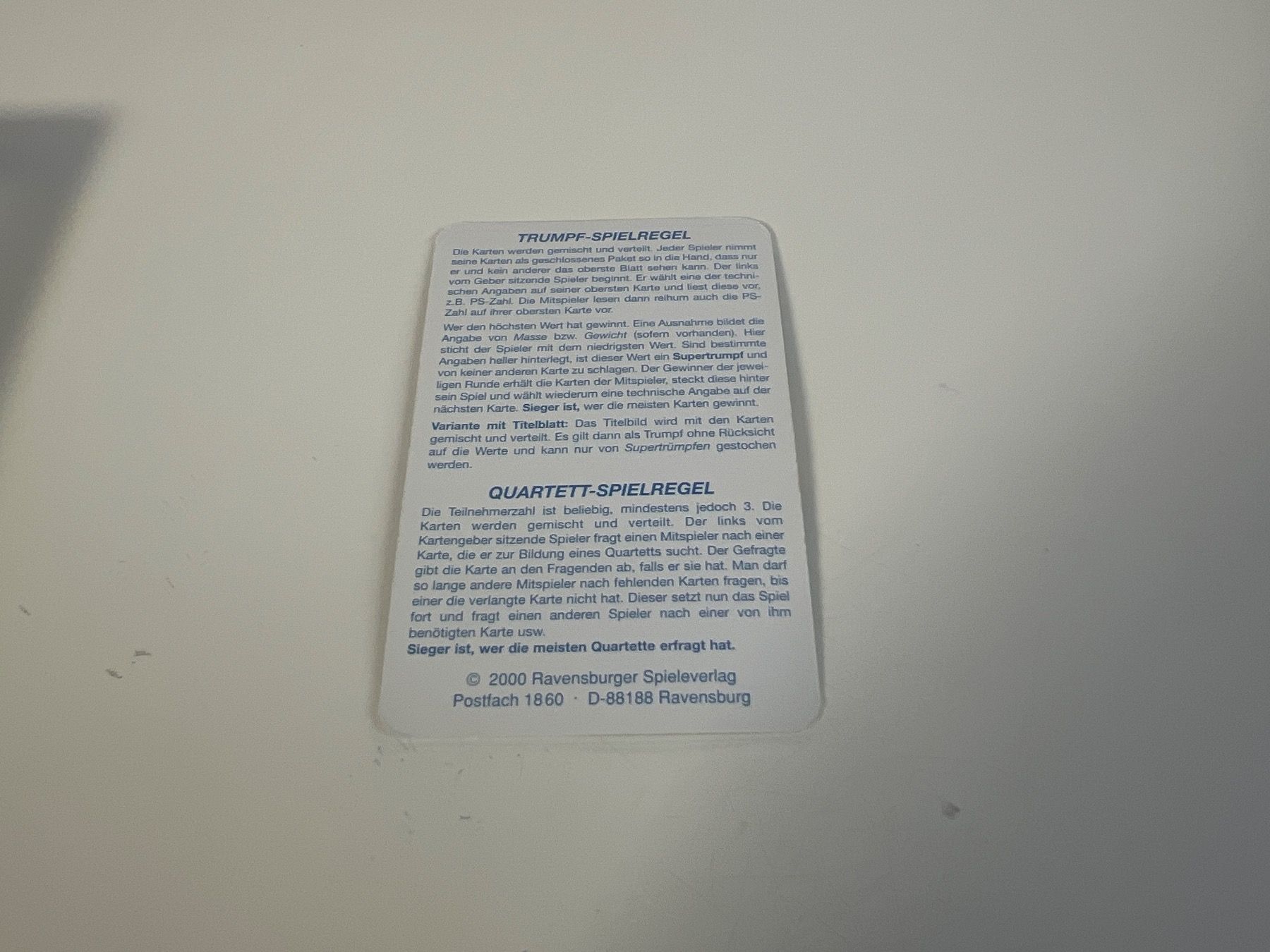 Ravensburger Giochi: Quartett Kraftprotze – Usato da Allschwil venduto da meeresperle 1
