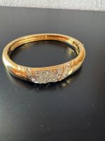 Nina Ricci Armreif goldfarben mit Strass