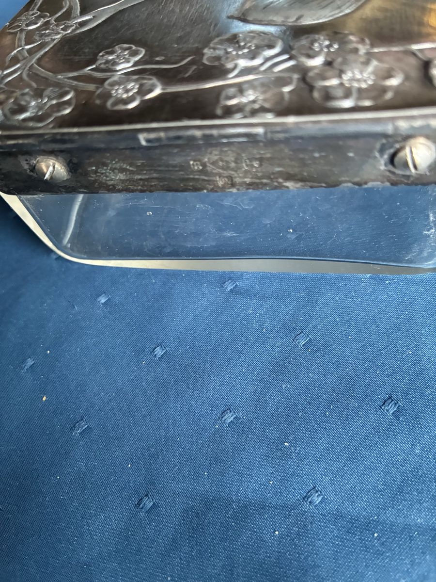 WMF Bicchieri: WMF Glasdose mit Metalldeckel Jugendstil – Usato da Dornach venduto da Rosengarten 6