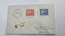 1961 FDC Europa Vollstempel Luder Brief