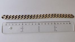 Silberarmband, Panzerkette, Sterlingsilber 925, 82g