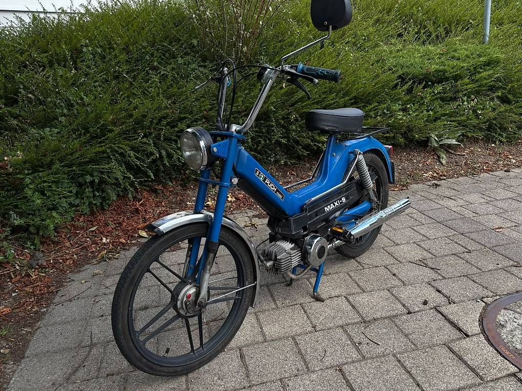 Ciclomotori: Puch Maxi S - Klassiker in Blau – Usato da Tägerschen venduto da scherrerS 4