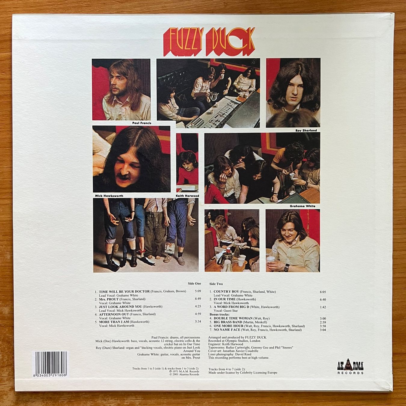 Schallplatten: Fuzzy Duck - Same // Italy Press. 2001 - RE von 1971 - TOP – Neu (gemäss Beschreibung) aus Gais von soundcave57 1