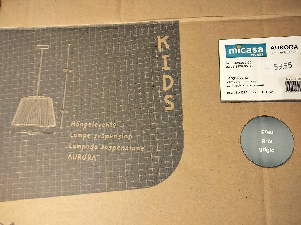 Micasa Paralumi: Lampenschirm Kinderzimmer Micasa – Usato da birsfelden venduto da Coupe1982