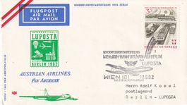 Sonderflug LUPOSTA AUA/PAA Wien - Frankfurt - Berlin 1962