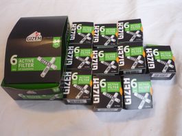 10 Pack a 34 Filter Raucher 6mm Gizeh active Kokos