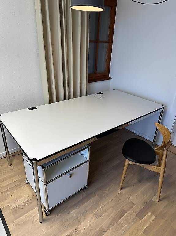 USM Scrivanie: Table USM Haller ADVANCED en gris perle // Ref. AY0406 – Usato da Ravoire venduto da ARKY_s