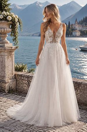 Romantisches Brautkleid 