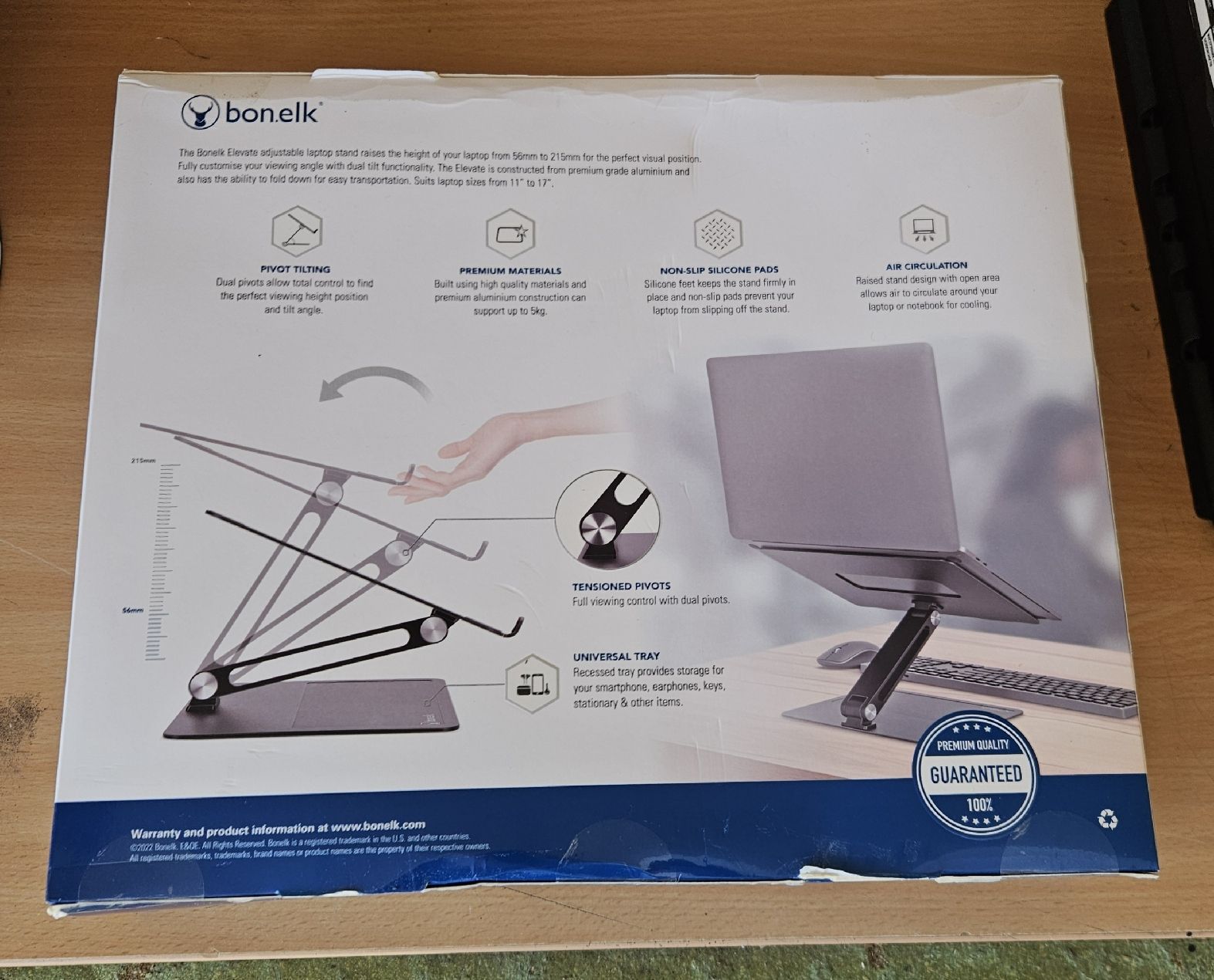 Racks & Cavalletti: Laptop Ständer Elevate von bon.elk – Nuovo e nell'imballaggio originale da Dachsen venduto da Topparts1 2
