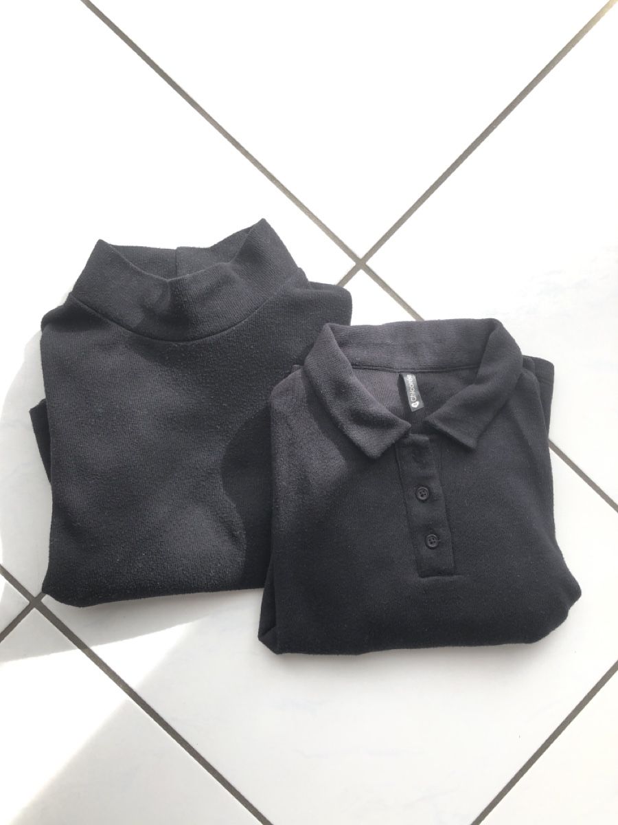 Maglioni & Felpe: 2 schwarze Langarm Shirts Gr. XS – Usato da Siebnen venduto da Rowiron