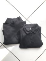 2 schwarze Langarm Shirts Gr. XS