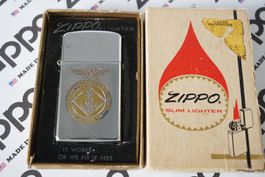 ZIPPO Feuerzeug - VINTAGE 1964-US NAVAL TRAINING CENTER-slim