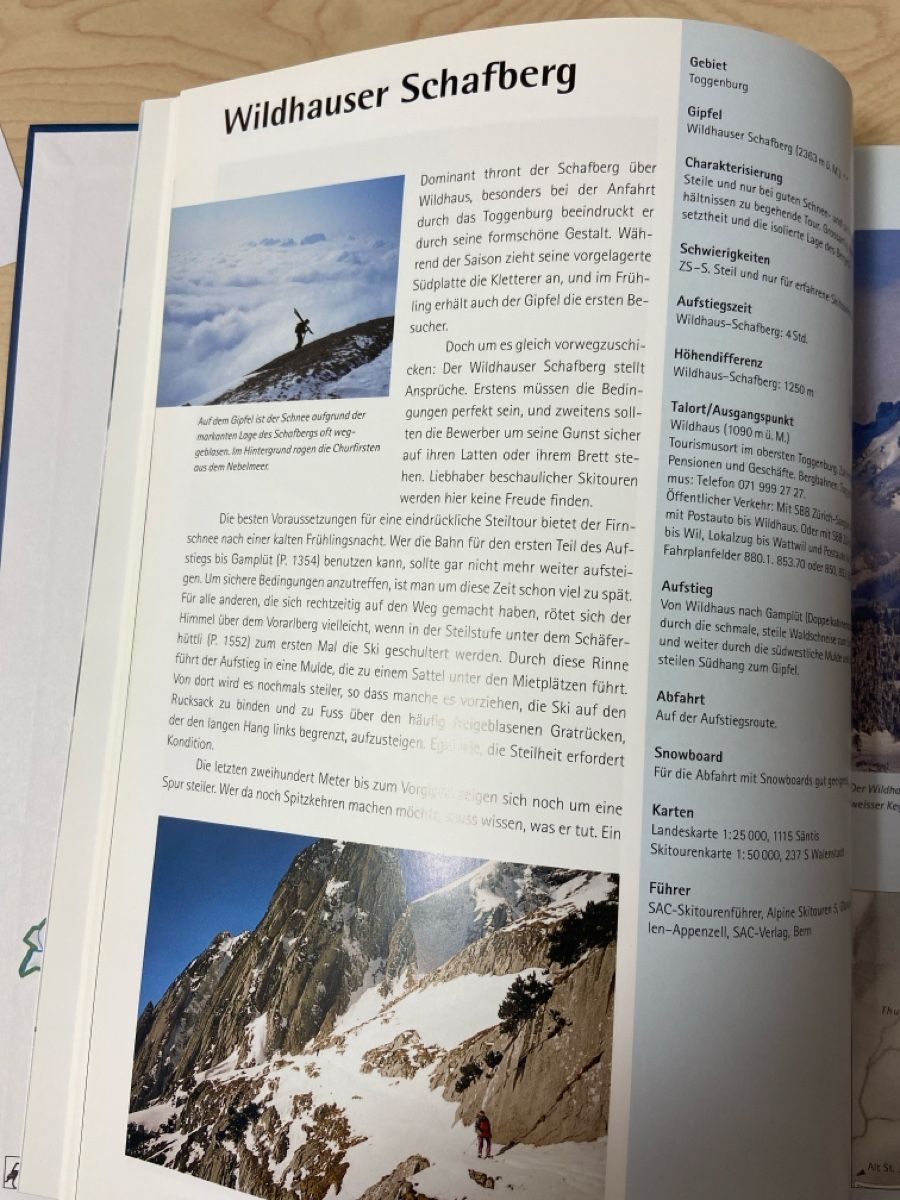 Libri: Skitouren Schweizer Alpen Ost - AT Verlag – Nuovo (secondo la descrizione) da Würenlingen venduto da GSP7521 8