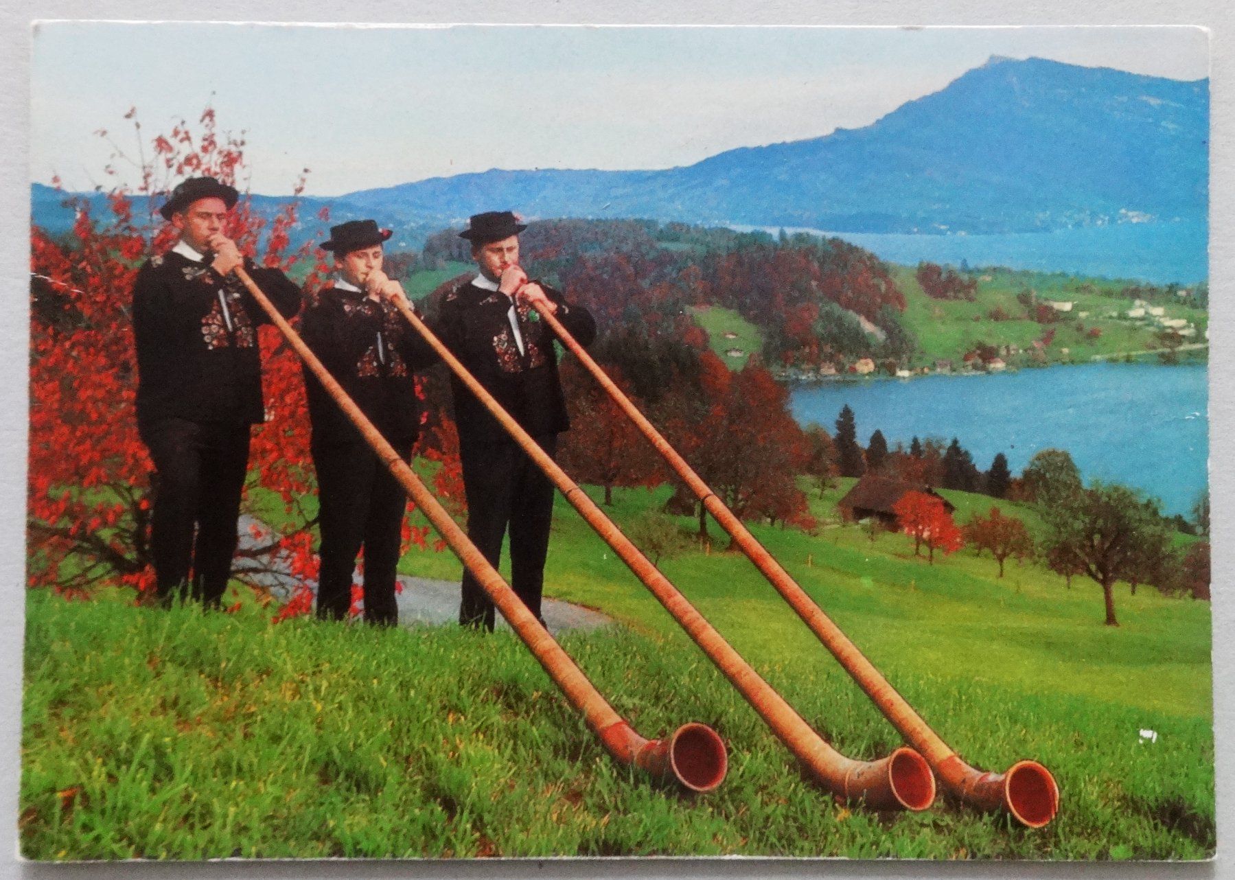 Ansichtskarten: Blick auf Vierwaldstättersee und Rigi – Gebraucht aus Fétigny von Billy2miny
