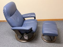 Stressless Sessel mit Hocker in M neuwertig mit 60%Rabatt‼️