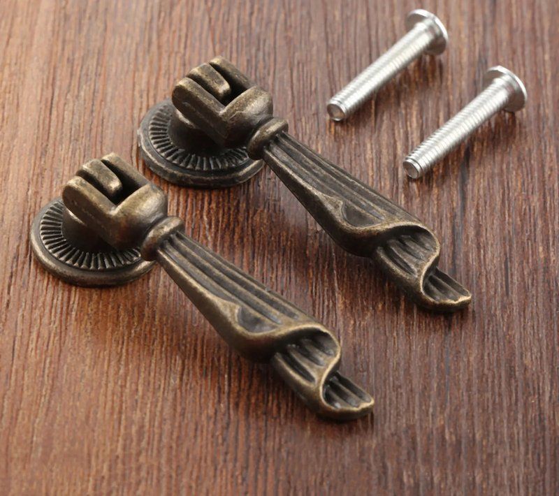 Ferramenta: 10x Möbelgriffe Vintage-Stil - Poignée de meuble – Nuovo e nell'imballaggio originale da Lausanne venduto da batishop