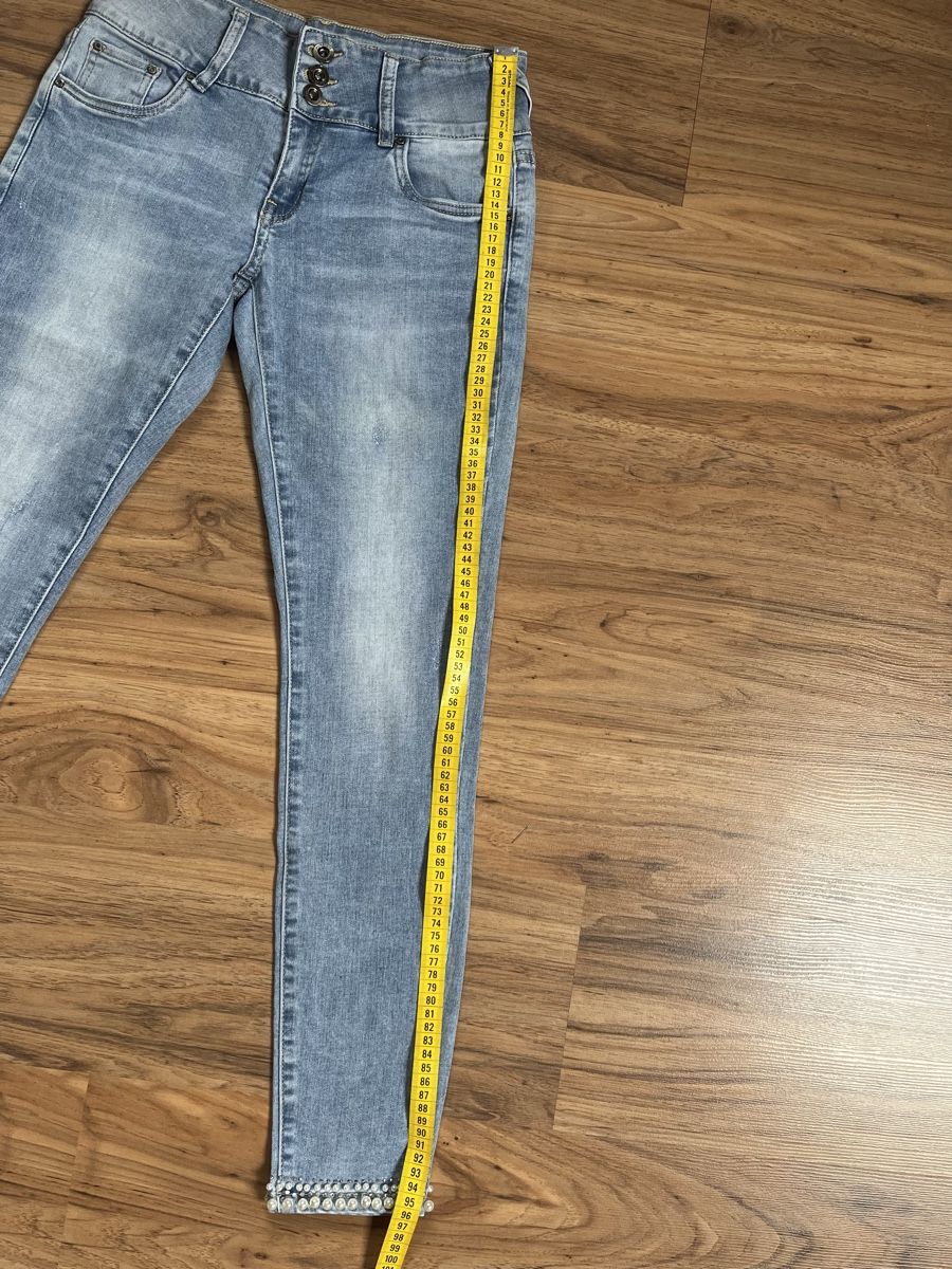 Jeans: Jeans NUNA LIE mit Perlen und Steinchen – Nuovo (secondo la descrizione) da Oberbüren venduto da len_5q92 4