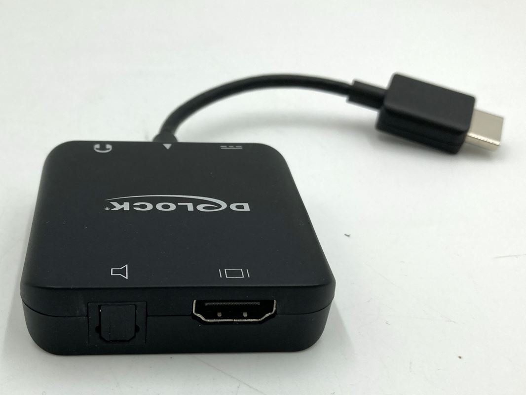 Unità & Adattatore: DELOCK | HDMI Audio Extractor | 4K | Schwarz – Nuovo (secondo la descrizione) da Wittenbach venduto da Restwert_St-Gallen 2