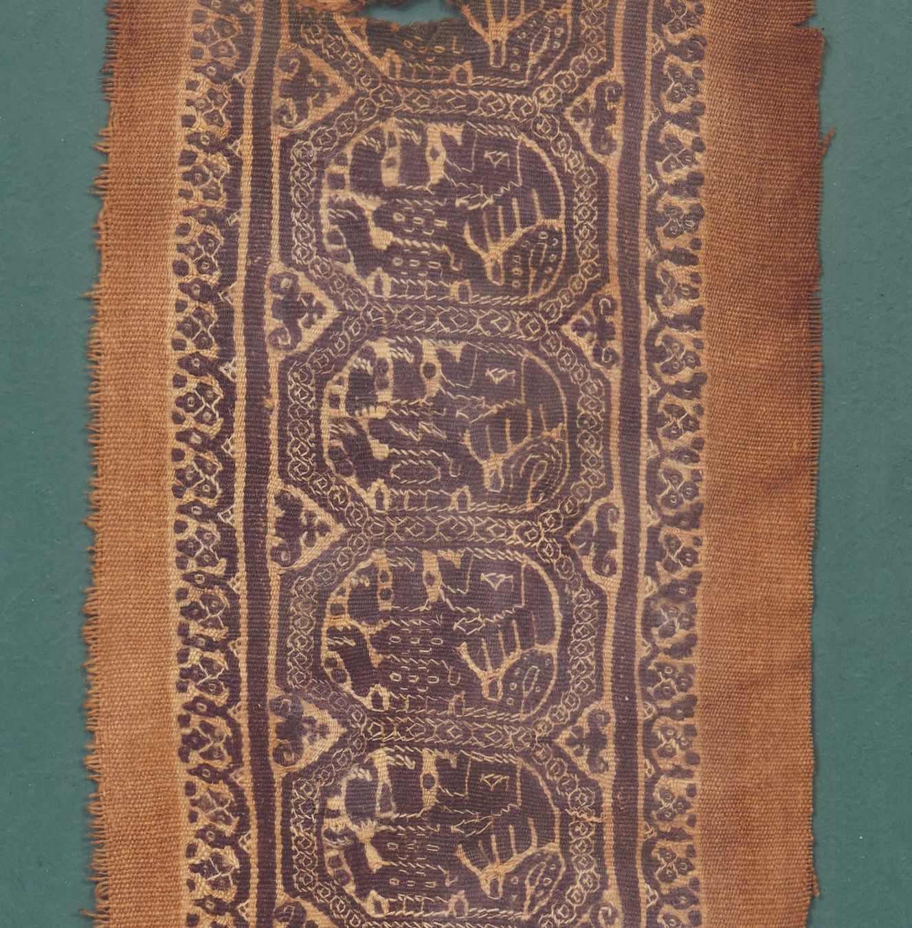Tissus: Antikes Stoff Fragment gerahmt – D'occasion à Zürich par BOAC1943 3