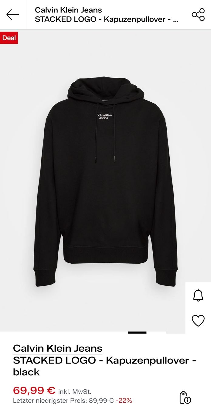 Calvin Klein Maglioni & Felpe: Calvin klein Neuer Kapuzenpullover – Nuovo (secondo la descrizione) da Altdorf UR venduto da Swissglam