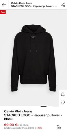 Calvin klein Neuer Kapuzenpullover