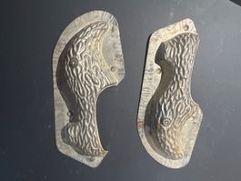Ancien Moule chocolat sabot chaussure soulier ancien 16cm