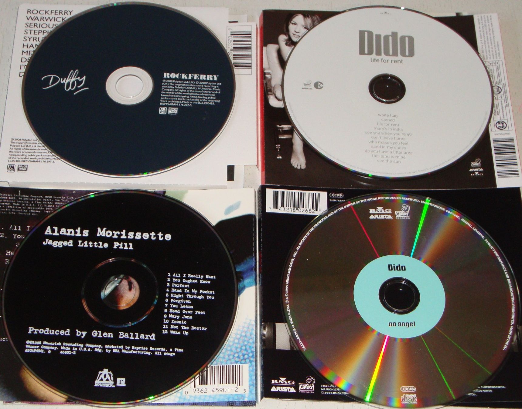 CD: 4CD's - Dido X 2 + Duffy & Alanis Morissette – Usato da Unterbäch venduto da hiliq 6