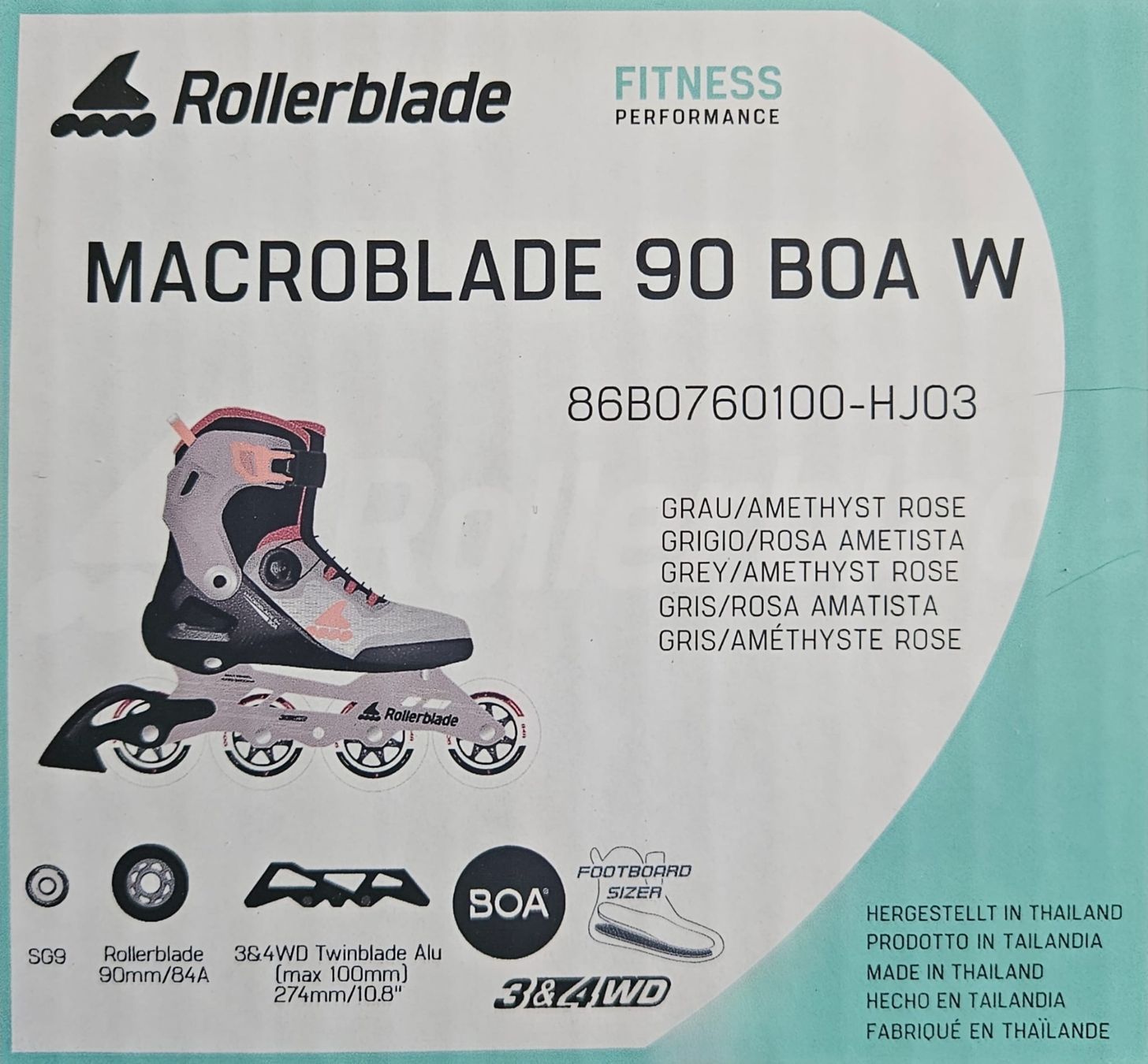 Patins à roul. & inline: Rollerblade Inlineskates Damen Gr. 39/40 – Neuf (Voir description) à Zürich par pocahontaas_ 3