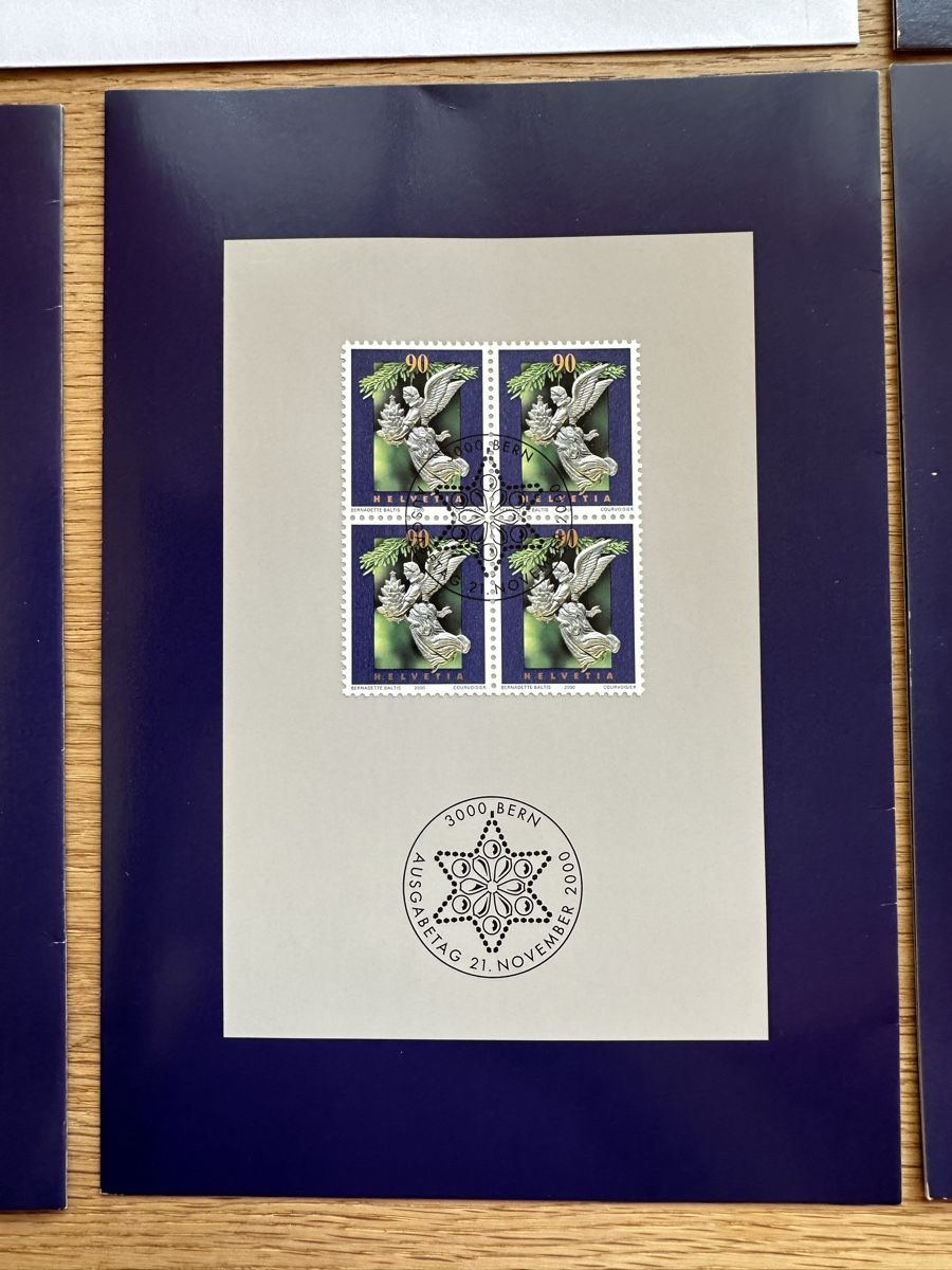 Alle Briefmarken: Schweiz - 2004 WEIHNACHTEN FDC‘s – Gebraucht aus Schmitten / FR von Samsara169 4